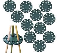 12 Pièces Support Plante Grimpante Rond,12 Trous Support pour Plantes Grimpantes Tuteur, Haricots Tomates Concombres