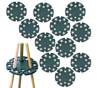 12 Pièces Support Plante Grimpante Rond,Bambou Support De Canne,12 Trous Plastique Support pour Plantes Grimpantes Tuteur,Cadre De Support,pour Haricots Tomates Concombres Plantes Grimpantes
