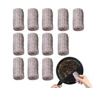 12 Pièces Tampons En Laine D'acier Nettoyage Facile, Éponge À Récurer En Laine D'acier De Nettoyage Ménager, Tampon À Récurer En Laine D'acier Pour Enlever La Saleté Tenace, La Graisse