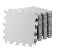 12 pièces Tapis de Couture Fitness à Domicile carrelage Verrouillage antidérapant Doux Ignifuge pour Salle de Gym, Fitness(Grey)