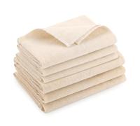 12 Pièces Tissu à Passoire, 6 Pièces (50 x 50 cm) + 6 Pièces (60 x 60 cm) Tissu à Passoire Réutilisable, Tissu à Fromage Finement Tissé, Cheesecloth pour Filtrer Les Préparations Maison, pour Les Jus