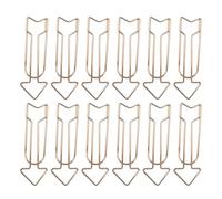 12 pièces trombone en métal multifonctionnel signets colorés pinces de page pour carte de note document carte postale organisation photo clips métalliques décoratifs