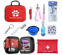 12 Pièces Trousse de Secours Vide Trousse de Premiers Soins Kit de Premiers Secours Chien Mini Trousse Premier Secours pour Les Soins à Domicile et Les urgences Lors de Voyages à l'extérieur