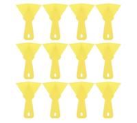 12 Pièces Truelle D'angle Interne en Plastique Jaune, Outil