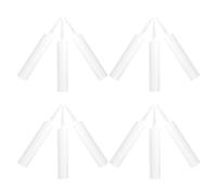 12 Pièces Tube de Calfeutrage Rechargeable 300ml 10 Oz Blanc, PE | Bec Précis, Capuchon, Compatible Outils Standard, pour Joints Salle de Bain et Réparations Carrelage