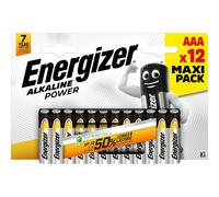 12 Piles AAA / LR03 Energizer Alcaline Power