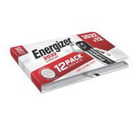 12 piles boutons au lithium 3V Energizer CR2032