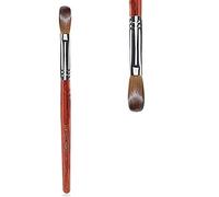 12# Pinceau pour ongles Cheveux De Vison en bois rouge pour ongles en acrylique et nail art,outil de manucure