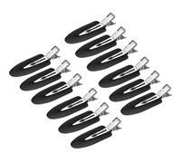 12 Pinces À Cheveux Sans Plis Pour Franges Et Ondulations - Pinces De Coiffage Sans Plis Pour Maquilleurs Et Usage Quotidien - 5 Couleurs