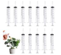 12 Plastique Seringues Stériles Emballées 10ML, Pratique Seringue Alimentaire sans Aiguille avec Casquettes, Facile à Entretenir Petite Seringue Liquide Dosage pour Alimentation D'animaux de Compagnie