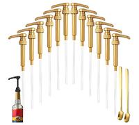 12 Pompe à sirop de café compatibles avec Les Bouteilles de 25,4 oz/750 ML, idéales pour la Maison et Les Bars à café pour Boire des mélanges de Boissons, de thés et de Boissons