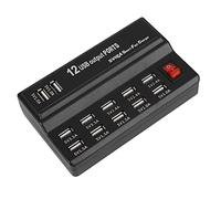 12 Ports USB Hub 5V 10A Adaptateur Secteur Station de Adaptateur Chargeur à Domicile Type UE Station de USB USB Multiple Rapide Le Chargeur 12 Ports Permet (Prise UE)