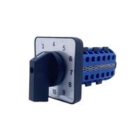 12 positions grand panneau 64 x 64 mm YMW26-20/6 Rotary Cam Switch 690 V LW26-20 A 6 pôles Silver C-ont-act MQXFCZUX