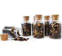 12 pots à épices avec bouchon en liège 180ml boîte à épices boîte en verre bocaux à provisions