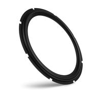 12 Pouces En Caoutchouc Perforé Haut Parleur Bord Mousse Subwoofer Surround Pièces De Rechange pour Réparation De Haut-parleur ou DIY (Noir)