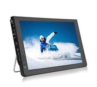 12 Pouces Téléviseur Numérique, Téléviseur Enregistreur Portable avec TNT, Support Port USB, Fente pour Carte SD/MMC Batterie Interne, Petite Television avec Prise, Téléviseur Camping Car