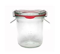12 Preserving Jars 140 ml glass jars storage jars Preserving Jars Including Preserving Rings, Clips and Glass Lid by Weck