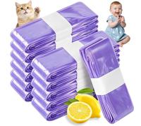 12 Recharge Poubelle a Couche, Sac Poubelle Couche Bébé | Grande Capacité Anti-odeurs Compatible avec Tommee Tippee Twist & Click, Angelcare, Litter Locker