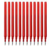 12 Recharge Stylo 0,5mm Rouge Effaçables pour Stylo Pilot Frixion - Encre Thermosensible Compatible avec les Frixion, Usage Quotidien et Professionnel
