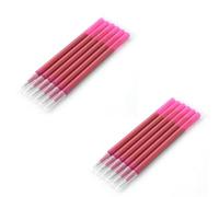 12 Recharges rouges compatibles friction pour stylo gel effaçable couleur rouge pointe 0,7. bâton d'écriture à l'école, sur tissu et cuir thermo-effaçable