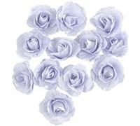 12 roses papier décoratif adhésif 3.5cm lilas - artifetes 93502 Violet G