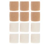 12 Rouleaux Bandage Auto Adhésif Cohésif pour Poignet | Tissu Non Tissé Blanc, Se Déchire à Main, pour Bandage et Protection du Gonflement