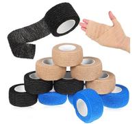 12 Rouleaux Bandage Auto-adhésif Élastique pour Poignet | Non-tissé, Adhérence, Résiste à Sueur, Enroulement Facile, pour Bras et Corps