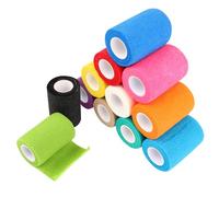 12 Rouleaux Bandage Autoadhésif Cohésif 7.5 cm x 4,5 m, Non Tissé Auto-Adhésif Bandage de Bande Cohesive Pour les Mains, les Pieds Genoux pour Doigts, Main, Orteils, Les Pieds