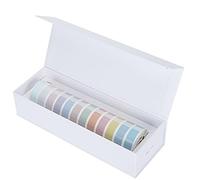 12 rouleaux d'autocollants thermiques imperméables, papier d'étiquette adhésif en PVC pour le rangement de la cuisine, vêtements, identification de bijoux, 12 x 30 mm, 180 (Ensemble de ressorts)