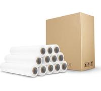 12 rouleaux de 150 m de film étirable blanc Film d'expédition Film d'emballage Film d'enroulement