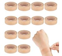 12 Rouleaux Sparadrap Micropore Medical Tape 1,25 cm X 9 m (Teint)