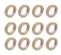 tesa Ruban adhésif d'emballage Tesapack 4101 - 12 mm x 66 m - transparent - Pack de 12