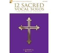 Partitions classique HAL LEONARD 12 SACRED VOCAL SOLOS FOR CLASSICAL SINGERS LOW VOICE + CD Choeur et ensemble vocal