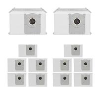 12 sacs à poussière compatibles avec les aspirateurs haute performance Ecovacs Deebot X11 Pro, Omni X9 Pro, Omni X8 Pro, Omni T50 Pro, Omni T80, Omni T30C Pro.