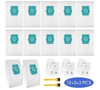 12 sacs à poussière de rechange pour aspirateur Miele TU Guard L1/Guard S1/CO Guard M1 - Accessoire pour aspirateur : sac à poussi