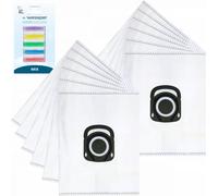 12 sacs à poussière Sillar de rechange pour Rowenta Hygiene+ ZR200520 ZR200720, convient pour Compact Power, X-Trem Power et Silence Force + mélange de parfums