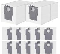12 Sacs Aspirateur Compatibles Roborock Q Revo S8 MaxV Ultra Saros 10 Z70 Ajustement Parfait