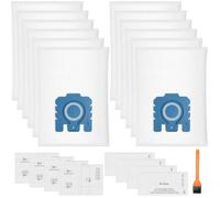 12 Sacs Aspirateur GN Compatibles avec Miele Hyclean Pure 3D Sacs pour Classic C1 Complete C2 C3, S2 S4 S5 S6 S8 Series