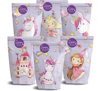 12 Sacs Cadeaux Imprimés Pour L'anniversaire-Thème Licorne-Cadeaux À Remplir Et À Offrir-Petit Remerciement À Tes Invités-Set 15