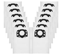 12 Sacs d'aspirateur KFI 357, adaptés aux aspirateurs eau et poussière Kärcher WD3 WD2 Plus KWD3 KWD2 KWD1 MV3 WD3.200-WD3.800M SE4001 SE4002, pour Kärcher 2.863-314.0, pour Sac Aspirateur Karcher