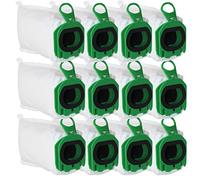 12 Sacs d'Aspirateur pour Vorwerk Kobold VB100 VB 100, Sac À Poussière de Rechange pour Vorwerk Kobold FP100 FP 100 Aspirateur