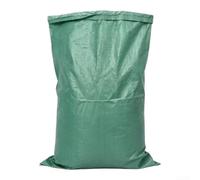 12 Sacs Déchets Polypropylène Tissé 60x100cm Résistants Réutilisables | 2 Couleurs Vert Jaune Capacité Extra Large Utilisation Jardin pour chantier Recyclable