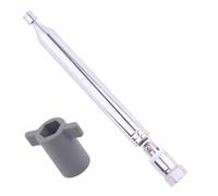 12 Section antenne télescopique antenne FM 75 Unbal pour toutes les F connecteur radio et pour Tivoli Audio Model One, Two, Three, Musicsystem radio