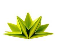 12 serviettes papier pré-plié 40x60cm pistache - dart 145111 Vert G