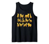 12 Signes du Zodiaque Chinois Happy Lunar New Year Animaux Débardeur