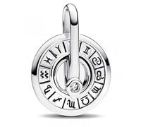 12 signes du zodiaque roue pendentif médaillon charm argent 925