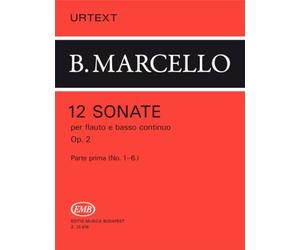 12 sonate 1 per flauto e basso continuo Op. 2 (Urtext)