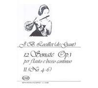 12 sonate ii op. 1 nr. 4-6 flute traversiere