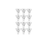 12 spots LED GU10 - 300 lm - Blanc chaud Luminea