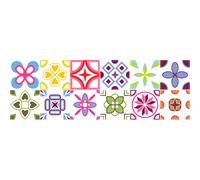 12 stickers carrelages arabesques